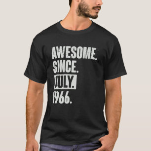 56 jaar oud 56e verjaardag Geweldige sinds juli 19 T-shirt