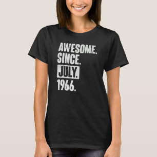 56 jaar oud 56e verjaardag Geweldige sinds juli 19 T-shirt