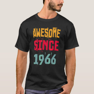 56 jaar oud Geweldige sinds 1966 56e verjaardag Vi T-shirt