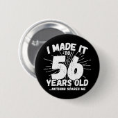 56 Jaar Oud Sarcastisch Meme Grappig 56e Verjaarda Ronde Button 5,7 Cm (Voorkant /achterkant)