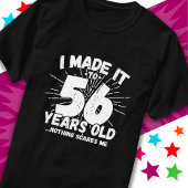 56 Jaar Oud Sarcastisch Meme Grappig 56e Verjaarda T-shirt