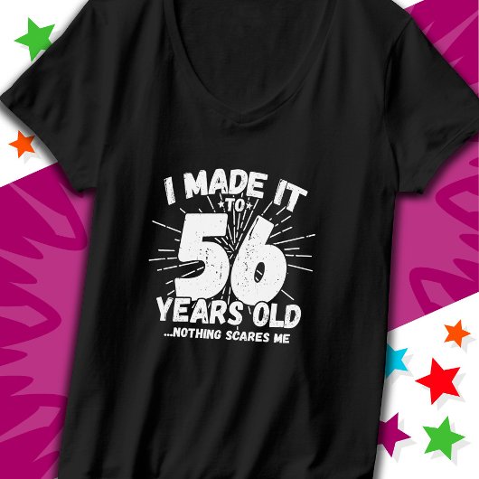 56 Jaar Oud Sarcastisch Meme Grappig 56e Verjaarda T-shirt