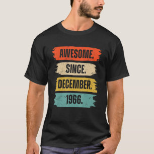 56 jaar oude 56e verjaardag Geweldige sinds decemb T-shirt