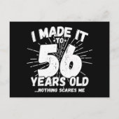 56 Jaar Oude Sarcastische Meme Leuk 56ste Verjaard Briefkaart (Voorkant)