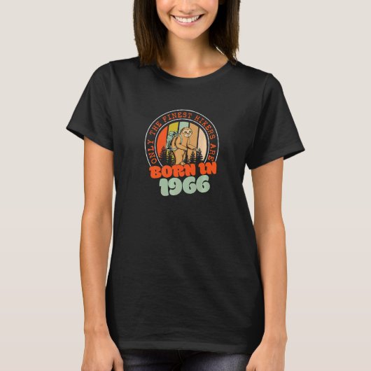 56 jaar oude wandelende gleuf geboren in 1966 56th t-shirt (Voorkant)