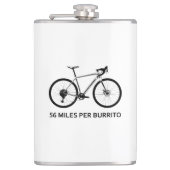 56 mijl per Burrito Heupfles (Voorkant)