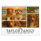 56 Photo Collage Month By Month Personalized Kalender (Hoes)