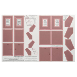 56"Stof 2 afbeeldingen lijsten 5x7"naaipatronen Stof