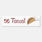 56 Tacos Bumpersticker (Voorkant)