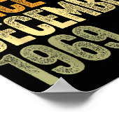 56 Year Old Legend Since December 1969 Retro 56th  Poster (Hoek)