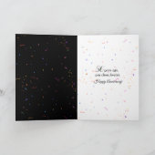 56e bruiloft Jubileum Champagne Toast Kaart (Binnen)