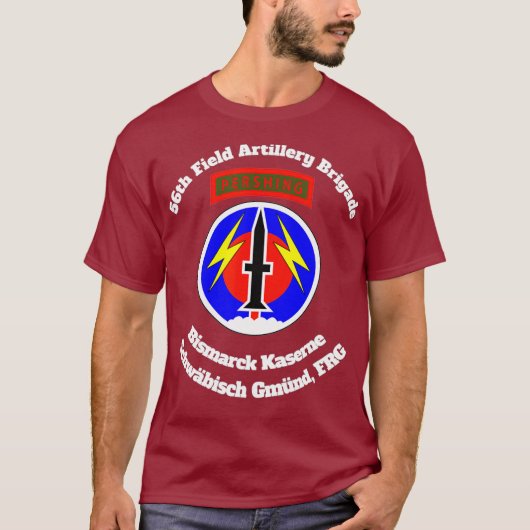 56e FA Bde Bismarck Kaserne Schwaebisch Gmuend T-shirt (Voorkant)