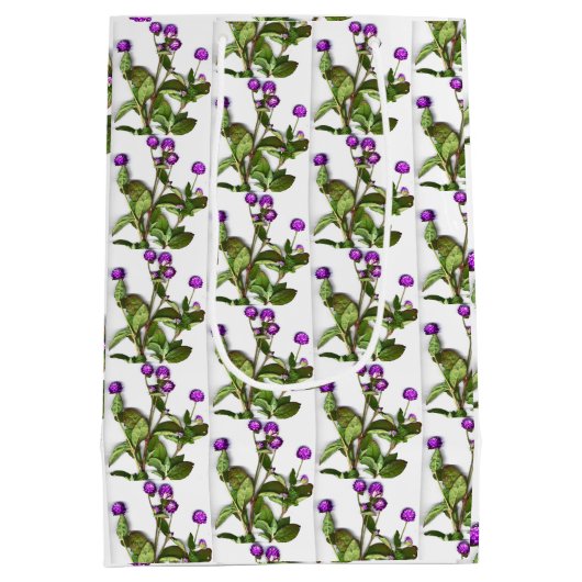 56e Jubileum Wereldbol Amaranth Medium Cadeauzakje (Achterkant)