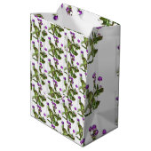 56e Jubileum Wereldbol Amaranth Medium Cadeauzakje (Achterkant Gekanteld)