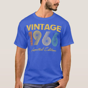 56e verjaardag  cadeautje 1966 Mannen Vrouwen T-shirt