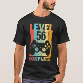 56e Verjaardag Dames Mannen Niveau 56 Jaar 1966 1 T-shirt