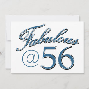 56e verjaardag designs