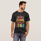 56e verjaardag Geweldige sinds december 1966 T-shirt (Voorkant volledig)