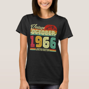 56e verjaardag Geweldige sinds oktober 1966 T-shirt
