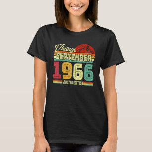 56e verjaardag Geweldige sinds september 1966 T-shirt