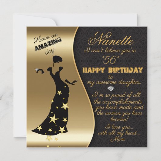 56e verjaardag Groeten (Voorkant)