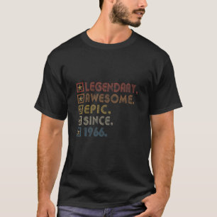 56e verjaardag Legendary Geweldige epic Sinds T-shirt