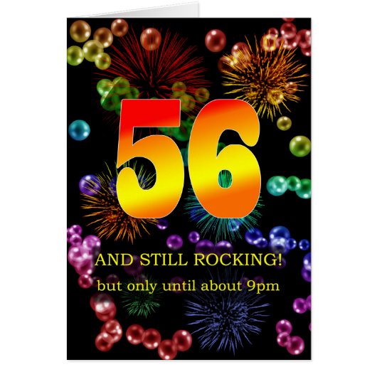 56e verjaardag nog steeds springend (Voorkant)
