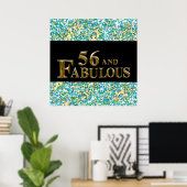 56e verjaardag poster (Thuiskantoor)