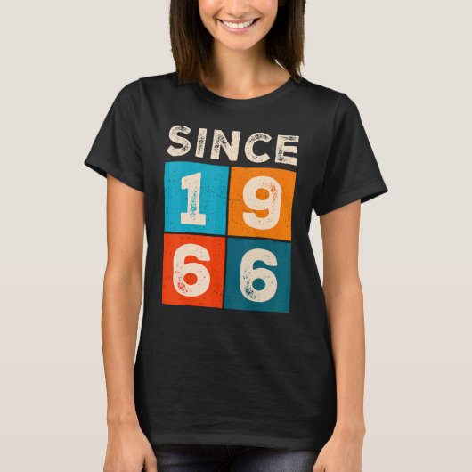 56e verjaardag sinds 1966 t-shirt (Voorkant)