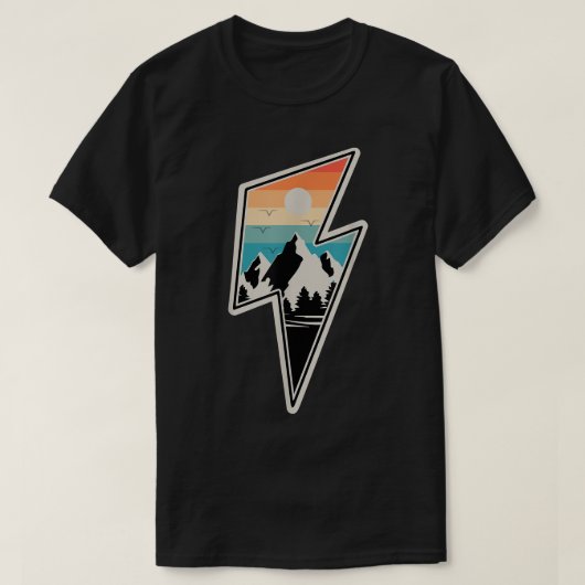 56lA -mountainAdventure Hiking Camping Lif T-shirt (Design voorkant)