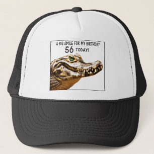 56th Birthday Alligator Smile Trucker Pet