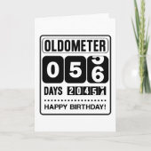 56th Birthday Oldometer Kaart (Voorkant)