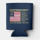 56th Pennsylvania Volunteer Infantry (BH) Blikjeskoeler (Voorkant)