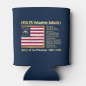 56th Pennsylvania Volunteer Infantry (BH) Blikjeskoeler (Achterkant)