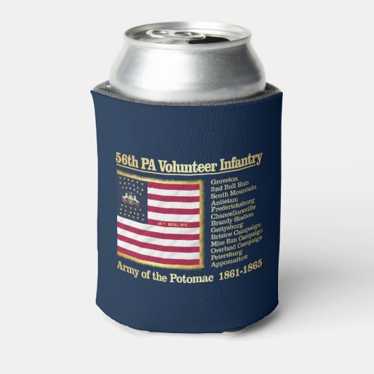 56th Pennsylvania Volunteer Infantry (BH) Blikjeskoeler (Blikje Achterkant)