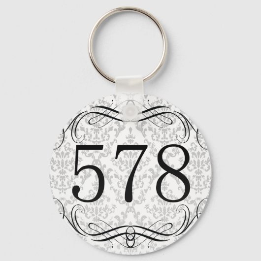 578 Netnummer Sleutelhanger (Voorkant)