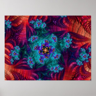 579 Fractal Design Poster