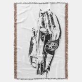 57 Chevy Beast #2 Throw Blanket Deken (Voorkant Verticaal)