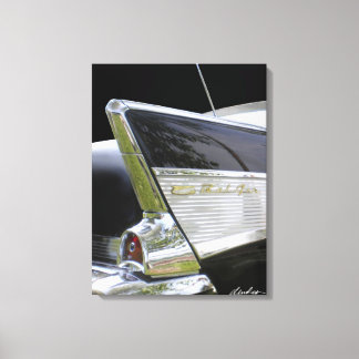 '57 Chevy Bel Air "FINS" Canvas Afdruk