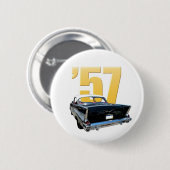 "57 Chevy Bel Aire Rear Uitzicht Ronde Button 5,7 Cm (Voorkant /achterkant)