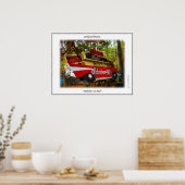57 Chevy Belair Fabulous Fifties Junkyard Sign Poster (Keuken)
