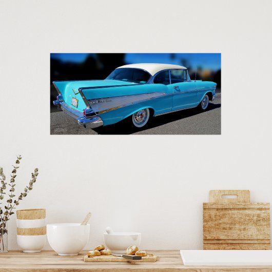 "57 CHEVY BELAIR POSTER (Keuken)