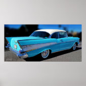 "57 CHEVY BELAIR POSTER (Voorkant)