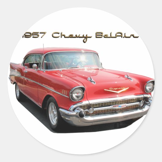 57 Chevy Belair sticker (Voorkant)