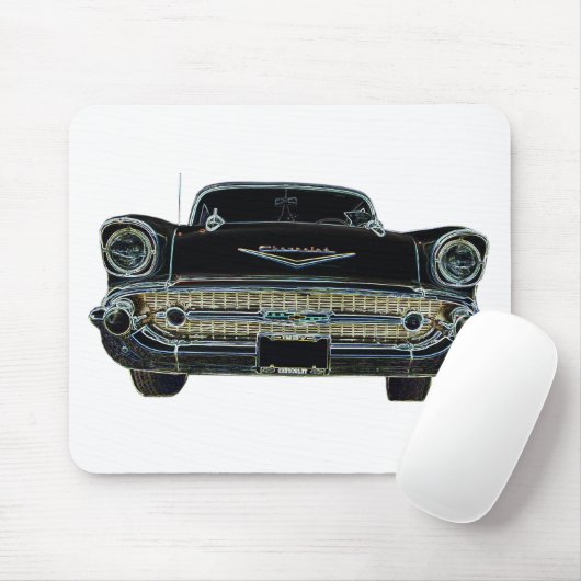57 Chevy Mousepad Muismat (Met muis)