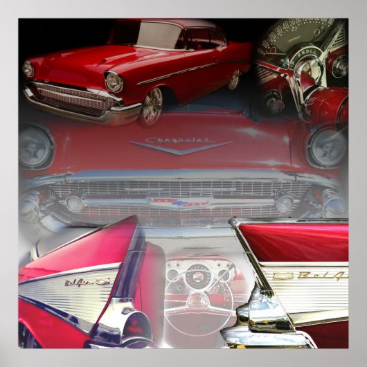 57 Chevy Poster (Voorkant)