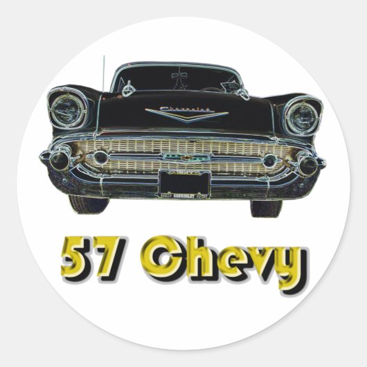 57 Chevy Sticker (Voorkant)