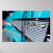"57 Chevy Tailfin Poster (Voorkant)