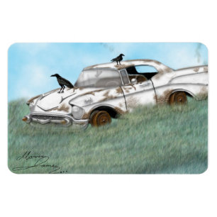 57 Chevy uit tot puin Magneet