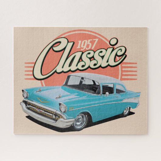 57 Classic Car Jigzaag Puzzle Legpuzzel (Horizontaal)